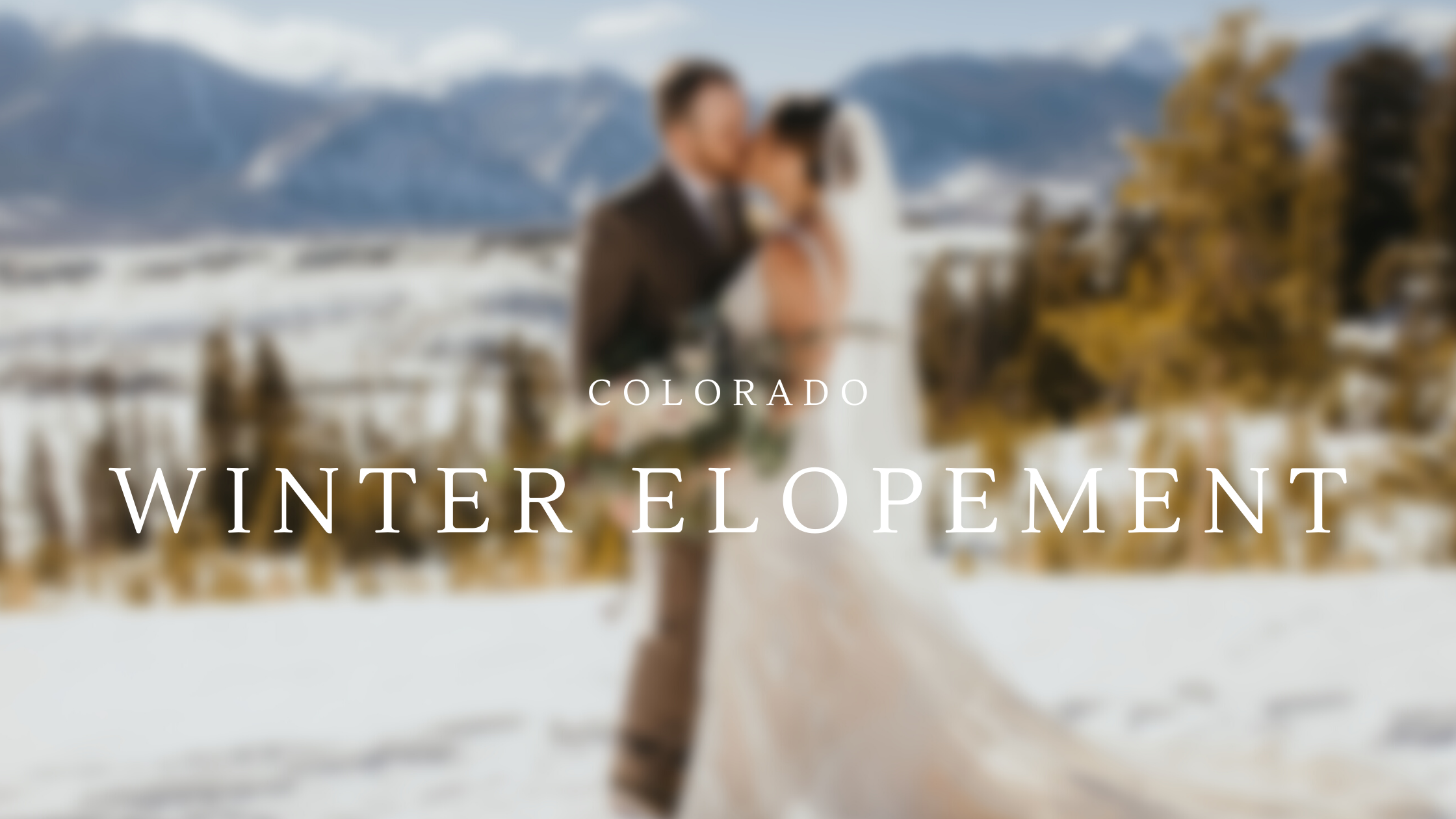 Colorado Winter Elopement